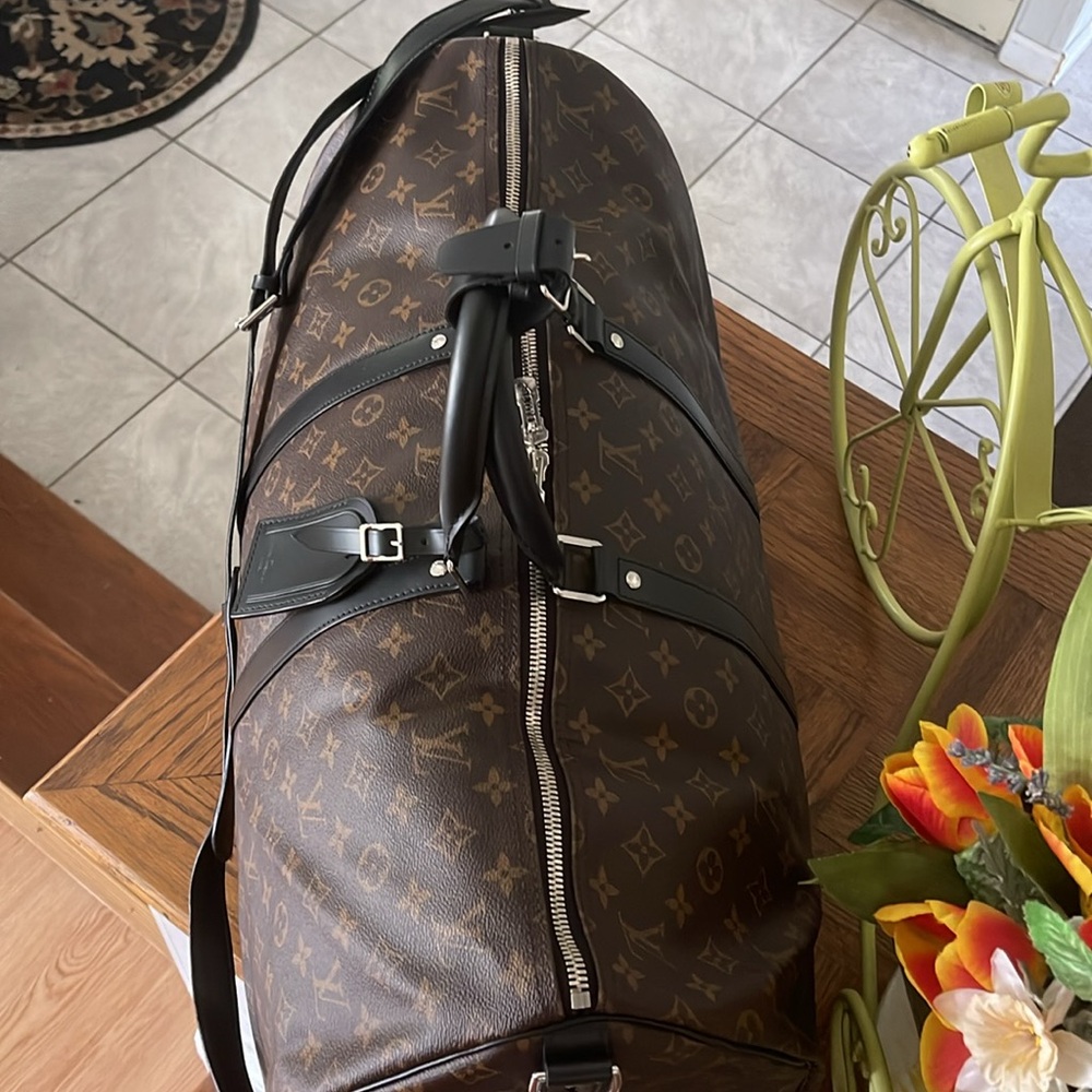 Authentic Louis Vuitton Macassar Keepall 55 - Picture 8 of 15